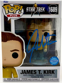 William Shatner Signed Funko Pop #1689 Limited Glitter Edition Captain Kirk (Star Trek)  - JSA COA