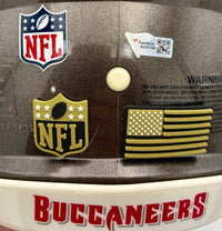 Tom Brady signed Buccaneers Autographed Authentic Riddell Helmet - Fanatics and GOAT COA
