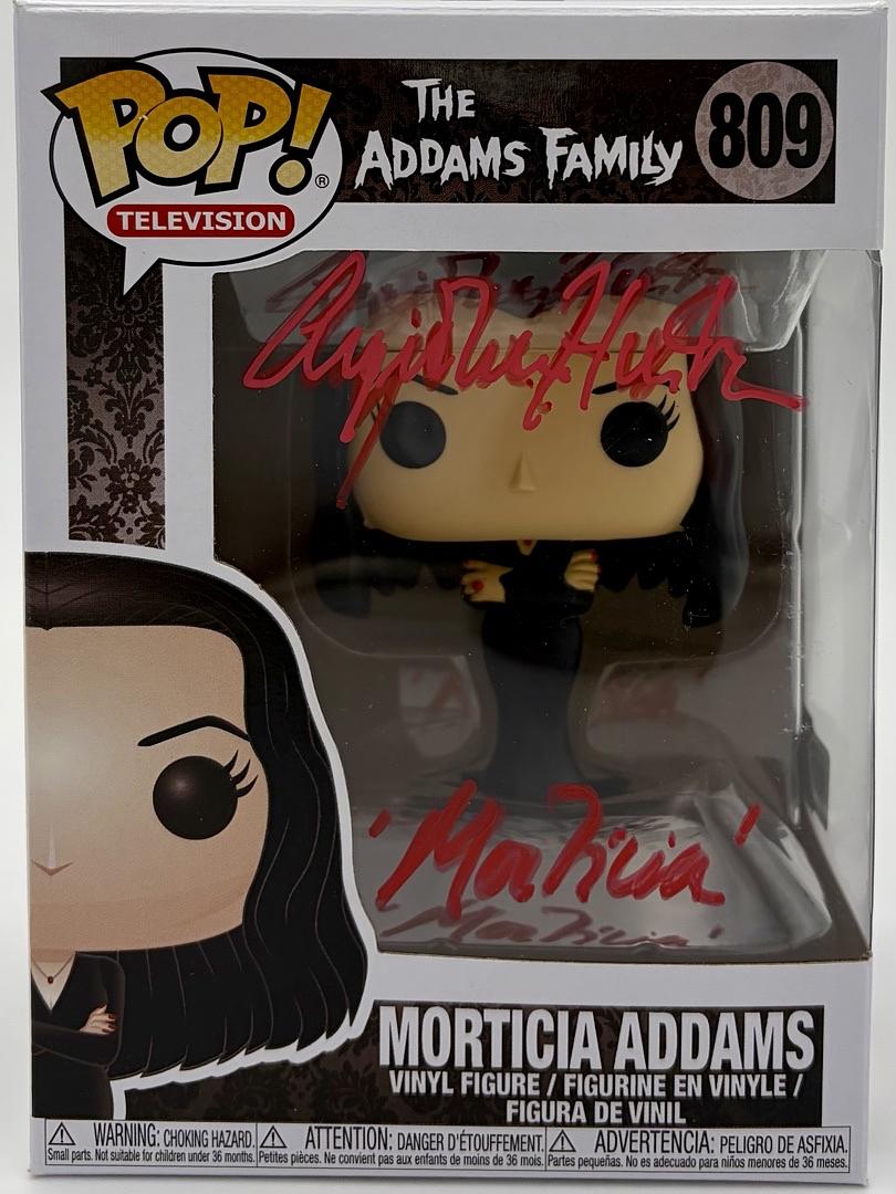Anjelica Huston Signed Funko Pop #809 "Morticia Addams" (Addams Family) - OC Celebrity Marketing