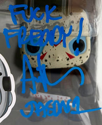 Ari Lehman signed Funko #01 w/quote (Friday the 13th) - JSA COA