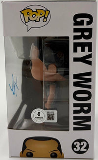 Jacob Anderson signed "Grey Worm" Funko #32 (Game of Thrones) - Beckett COA