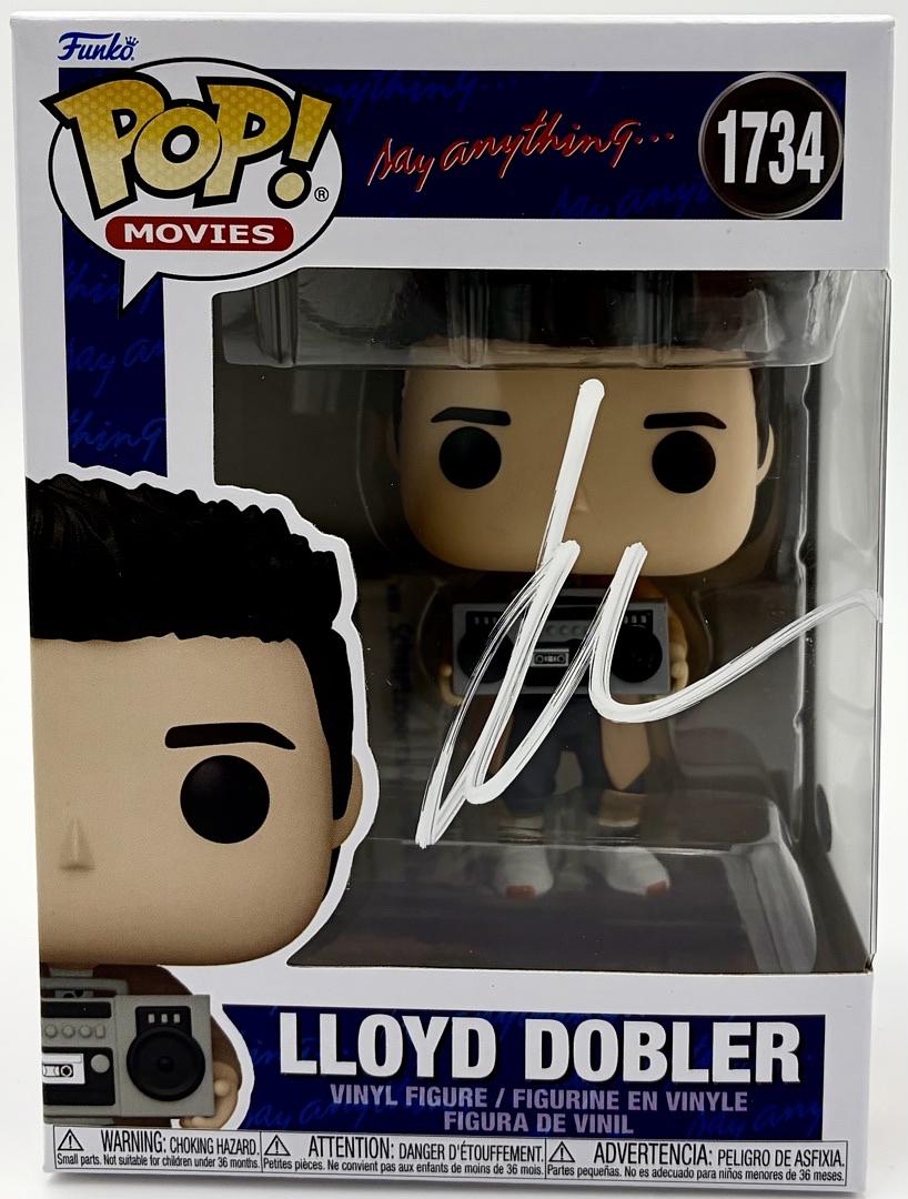 John Cusack signed "Lloyd Dobler" Funko #1734 (Say Anything) - Schwartz COA