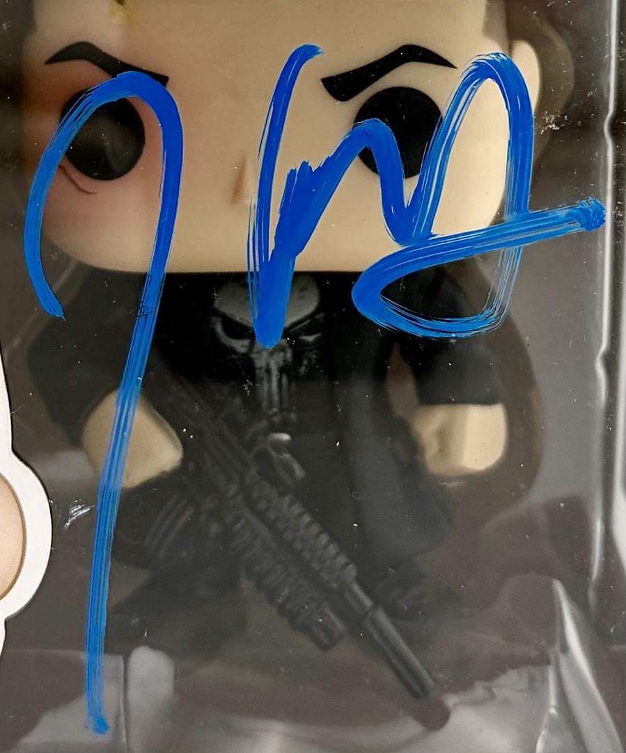 Thomas Jane signed "Daredevil" Punisher Funko #216 - SWAU COA