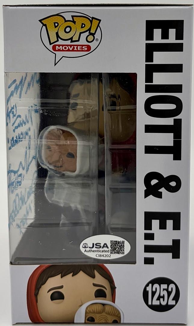 ET Cast signed Funko #1252 Henry Thomas Matthew DeMeritt Dee Wallace Stone Robert McNaughton - JSA COA