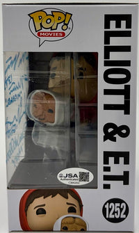 ET Cast signed Funko #1252 Henry Thomas Matthew DeMeritt Dee Wallace Stone Robert McNaughton - JSA COA