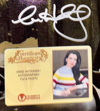 Anne Hathaway sexy signed 11x14 "Batman" - Celebrity Authentics COA