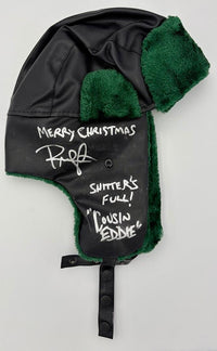 Randy Quaid signed Trapper Hat (Christmas Vacation) w/quote - TriStar COA