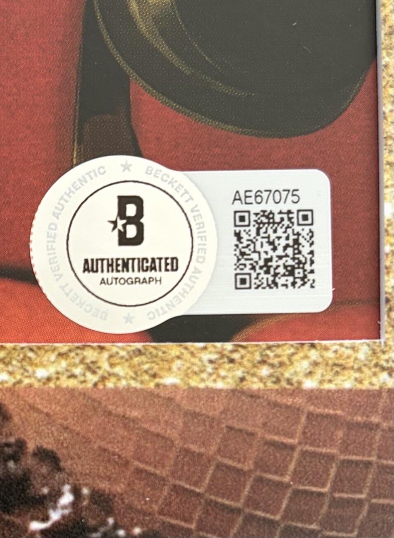 Taylor Swift matted, signed "Life of a Showgirl" CD Insert Photo 4 - Beckett COA