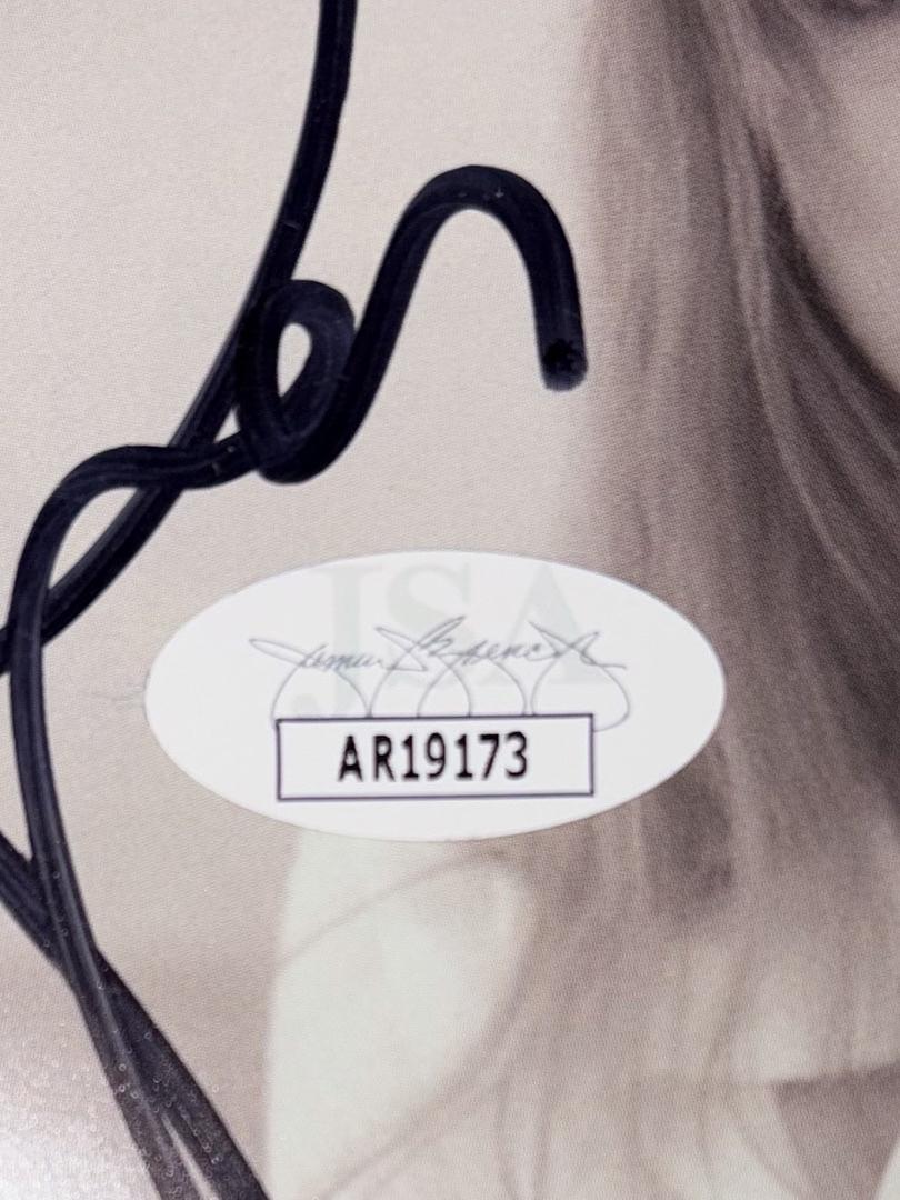 Taylor Swift Signed Purple/Picture Guitar - JSA COA #2