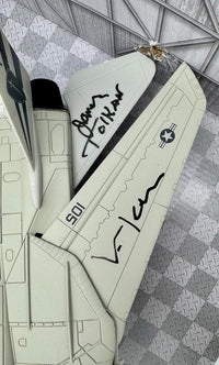 Val Kilmer, Tom Skerritt, James Tolkan Signed F-14 Tomcat Aircraft Replica - Celebrity Authentics