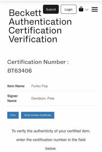 Pete Davidson signed "Guaplord" Funko #15 (Saturday Night Live) - Beckett COA
