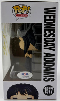 Jenna Ortega Signed Funko Pop #1577 "Wednesday Addams" *RARE* - PSA