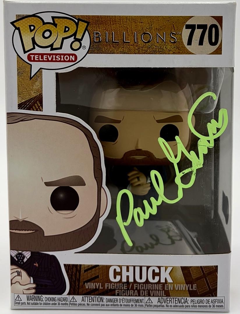 Paul Giamatti signed "Chuck" Funko #770 (Billions) - Beckett COA