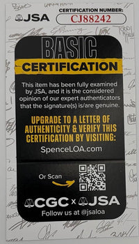 Alec Baldwin & Geena Davis signed "Handbook for the Recently Deceased" (Beetlejuice)-JSA & Beckett COA