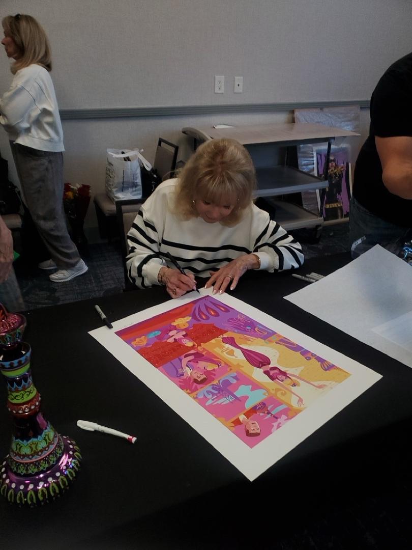 Barbara Eden signed 18x24 exclusive signed limited edition print (/75) RESEARCH PENDING