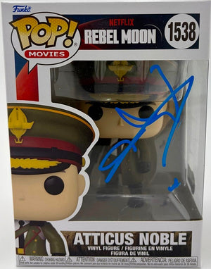 Ed Skrein signed "Atticus Noble" Funko #1538 (Rebel Moon) - Beckett COA