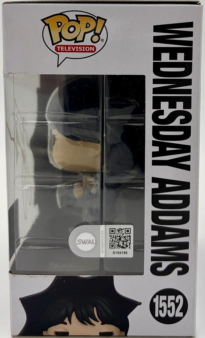 Jenna Ortega Signed Funko Pop #1552 "Wednesday Addams" *RARE* - SWAU