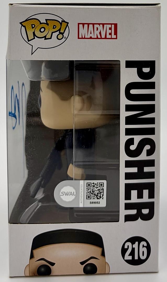 Thomas Jane signed "Daredevil" Punisher Funko #216 - SWAU COA