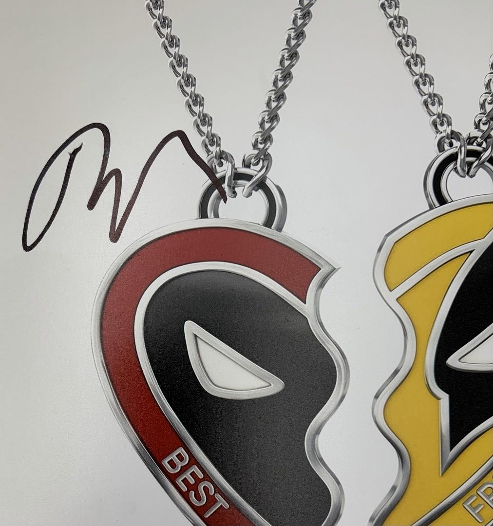 Ryan Reynolds and Hugh Jackman Deadpool and Wolverine) signed 11x14 - JSA COA