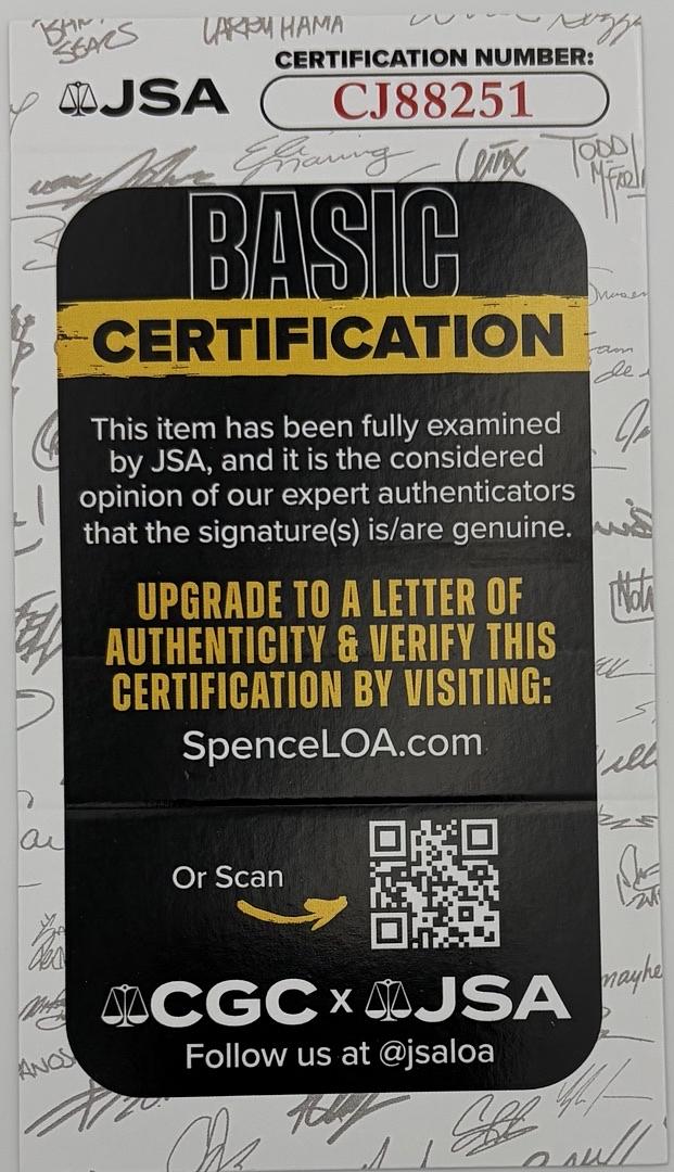 Casper VanDien signed "Johnny Rico" Funko #1047 (Starship Troopers) - JSA COA