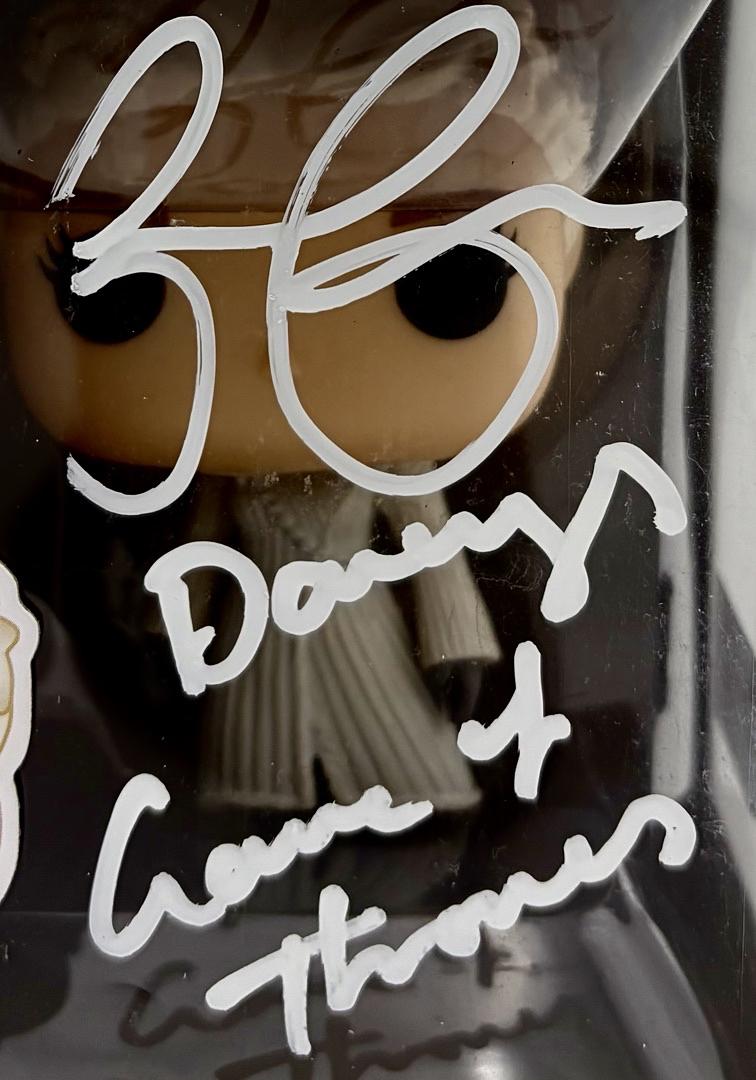 Emilia Clarke Signed Funko Pop #59 Daenerys Targaryen w/character name & quote (GOT) - SWAU COA