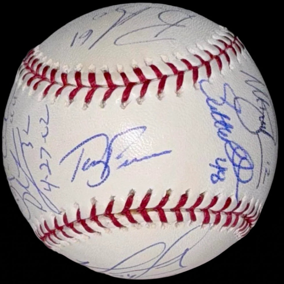2004 World Series ROMLB Red Sox signed baseball signed by 19 - JSA, Sureshot and Beckett COA's