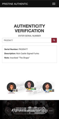 Nick Castle and Tyler Mane Signed Funko #03 "Michael Myers" (Halloween) - Pristine & JSA