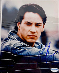 Keanu Reeves "Point Break" signed 8x10 - ACOA COA