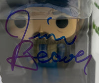Jim Beaver signed "Bobby Singer" Funko #1838 (Supernatural) signed twice - Official Pix COA