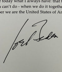 Joe Biden signed "withdrawal" letter - PSA/DNA LOA ***RARE***