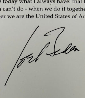 Joe Biden signed "withdrawal" letter - PSA/DNA LOA ***RARE***