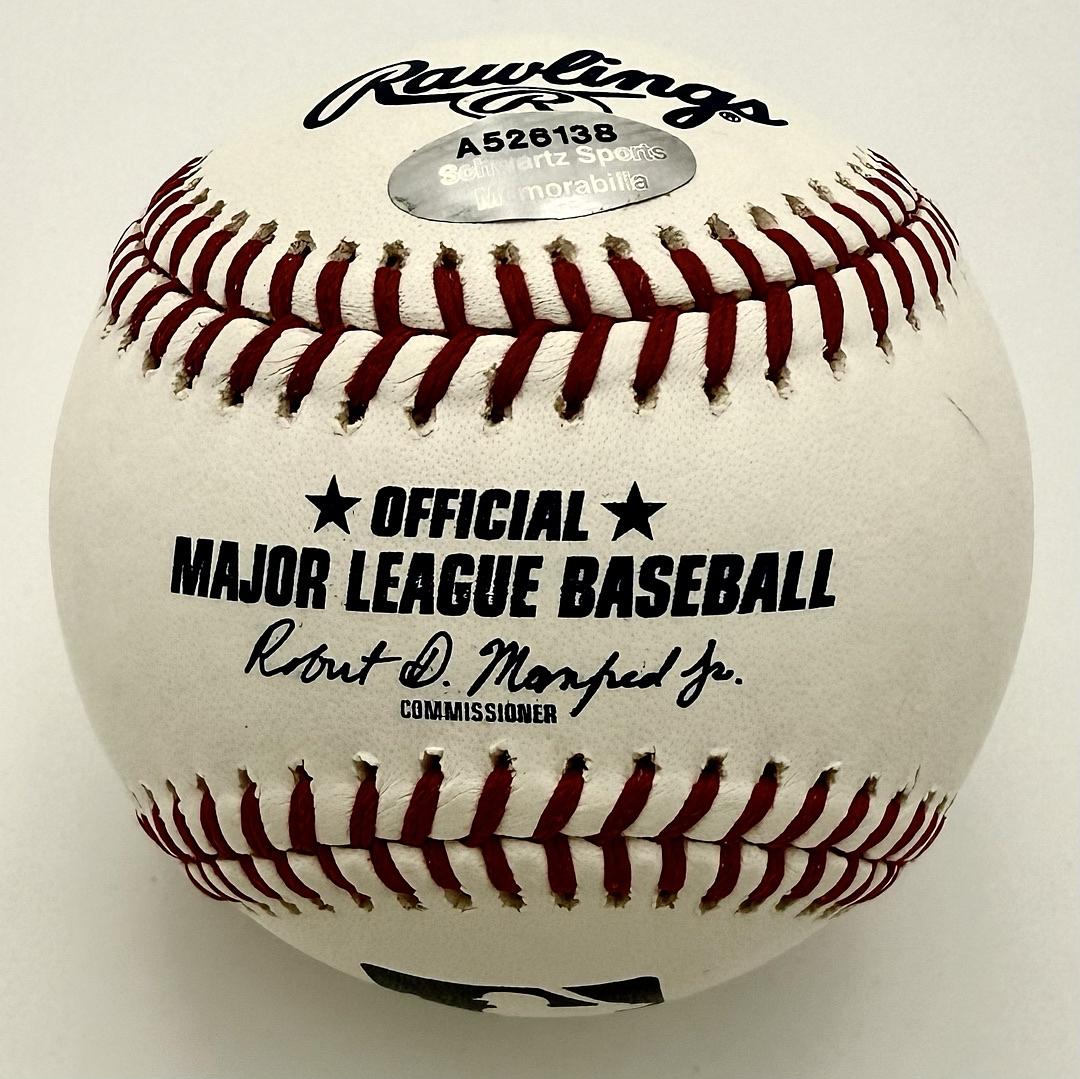 John Cusack signed baseball w/Buck Weaver inscription - Schwartz COA