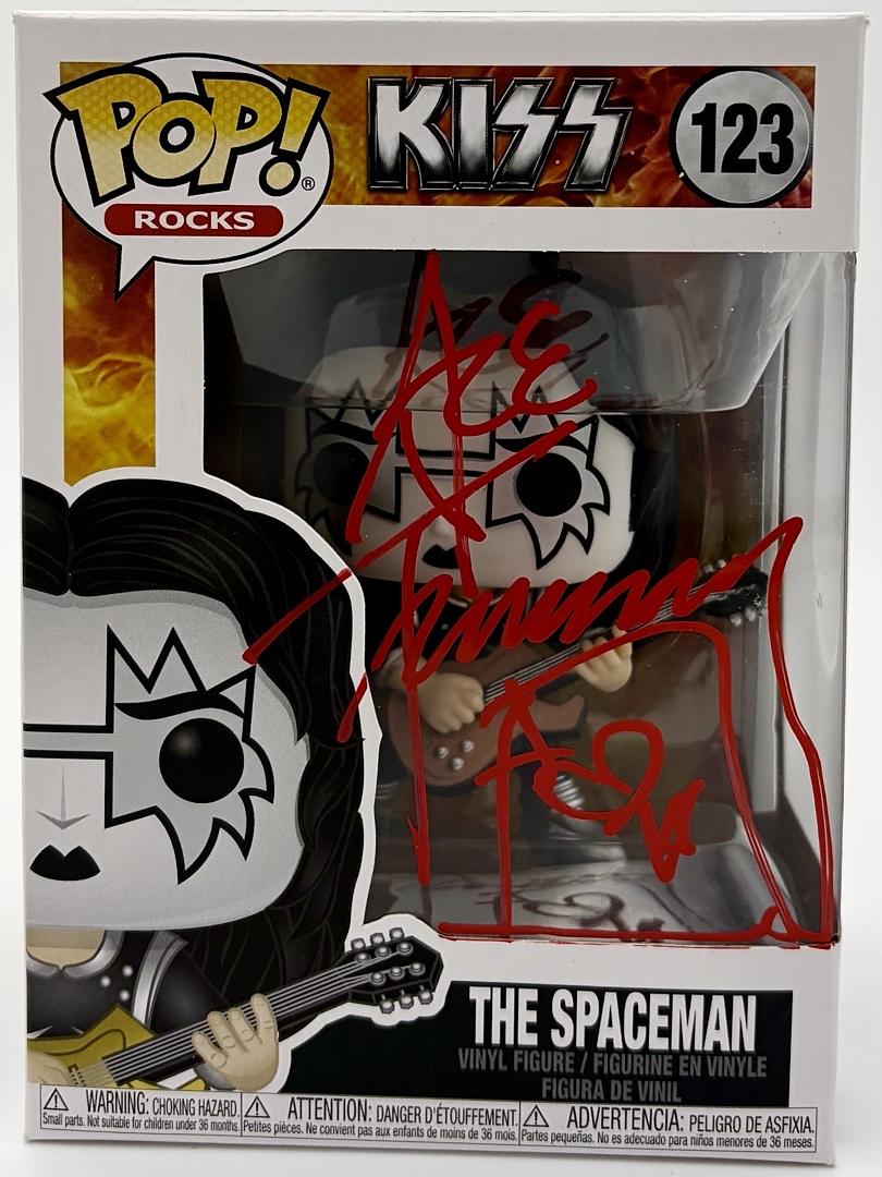 Ace Frehley Signed Funko Pop #123 "The Spaceman" (KISS) - ACOA COA