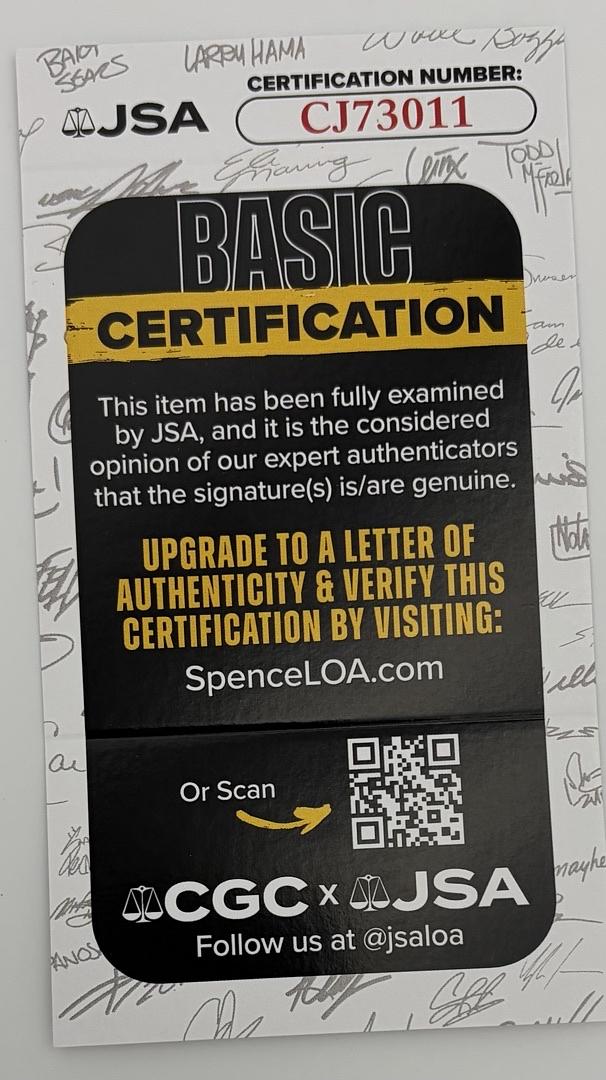 Ron Howard & Bryce Dallas Howard signed 8x10 JSA COA *RARE*