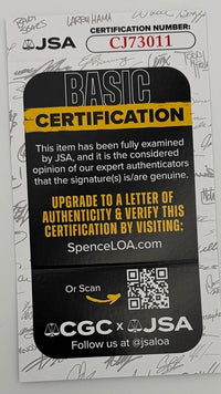 Ron Howard & Bryce Dallas Howard signed 8x10 JSA COA *RARE*