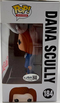 Gillian Anderson Signed Funko Pop #184 "Dana Scully" (X-Files) - JSA COA