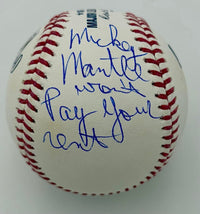 Chaz Palminteri signed baseball w/long quote - Beckett COA