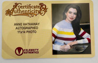 Anne Hathaway sexy signed 11x14 "Batman" - Celebrity Authentics COA