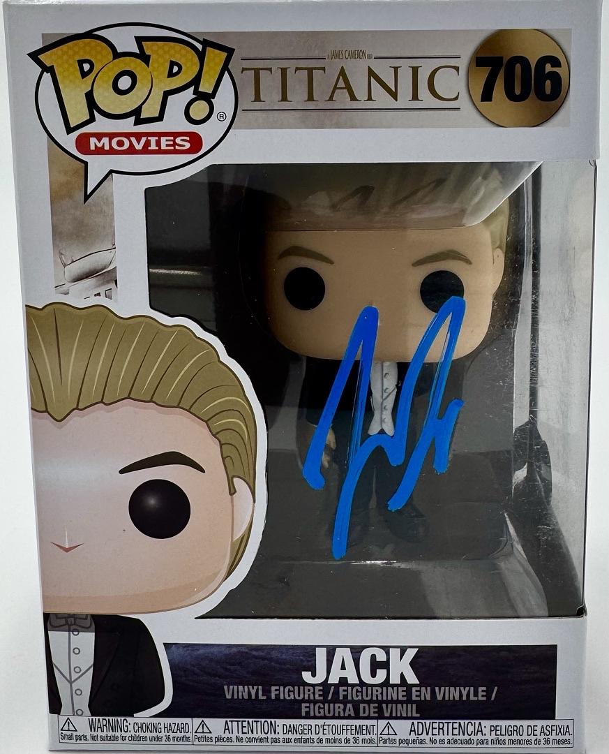 Leonardo DiCaprio Signed Funko Pop #706 "Jack" Titanic - Beckett COA #03 - full letter of authenticity (Copy)
