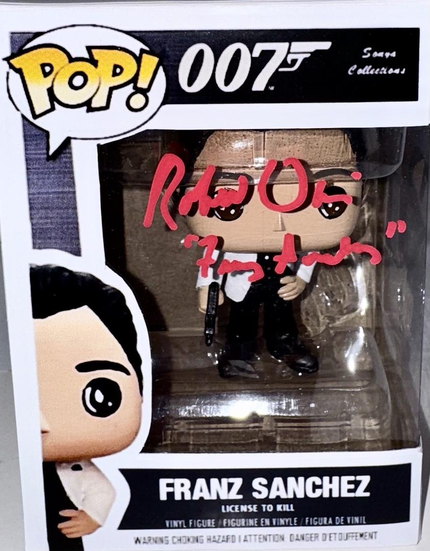 Robert Davi Signed Funko Pop "Franz Sanchez" (James Bond 007) w/Inscription - JSA COA #3
