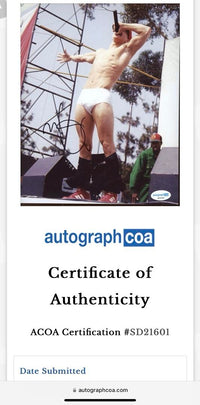 Mark Wahlberg Signed 8x10 Photo ("Marky Mark") - ACOA