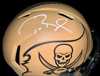 Tom Brady Autographed Tampa Bay Buccaneers Authentic "2023 Salute to Service"Riddell Speed Helmet Fanatics COA