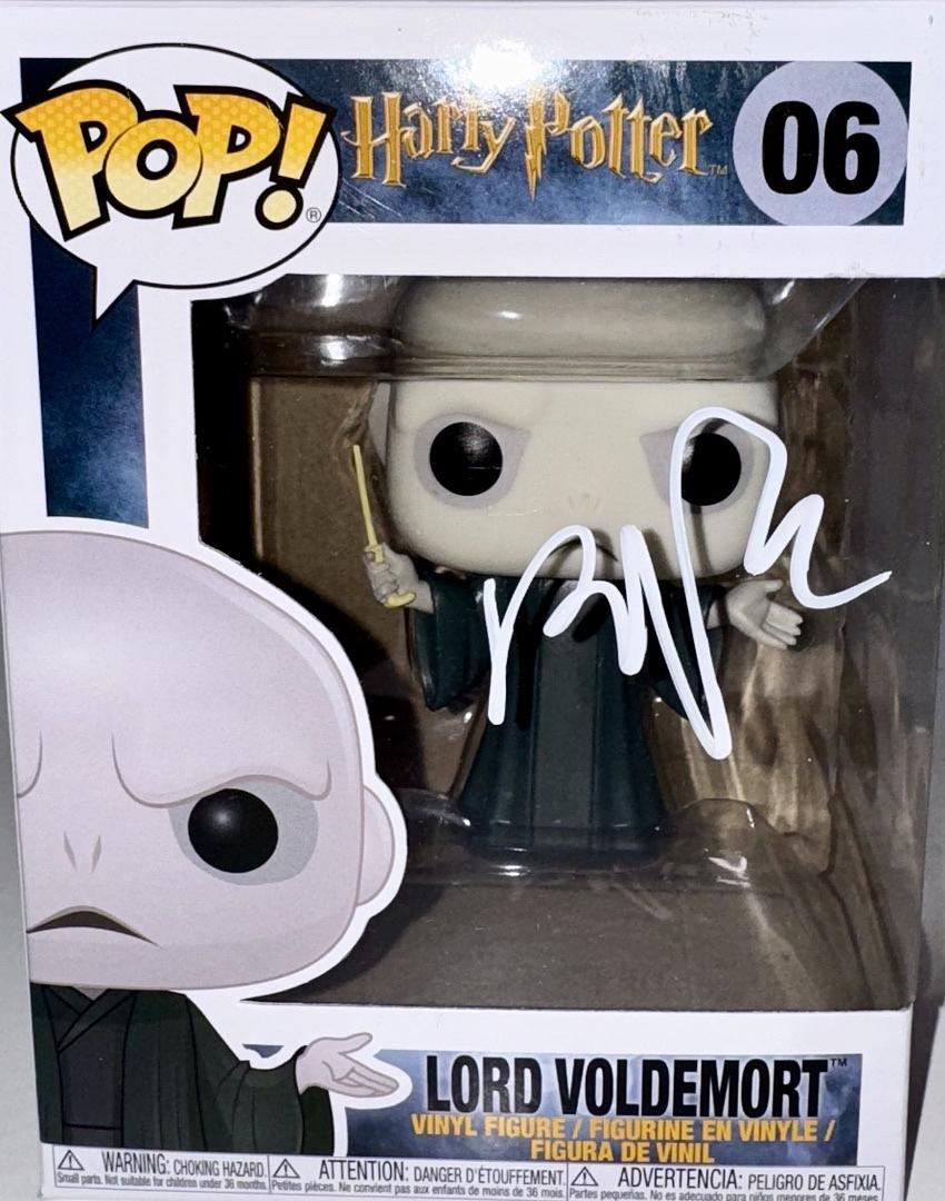 Ralph Fiennes Signed Funko Pop #06 Lord Voldemort (Harry Potter) - SWAU #02