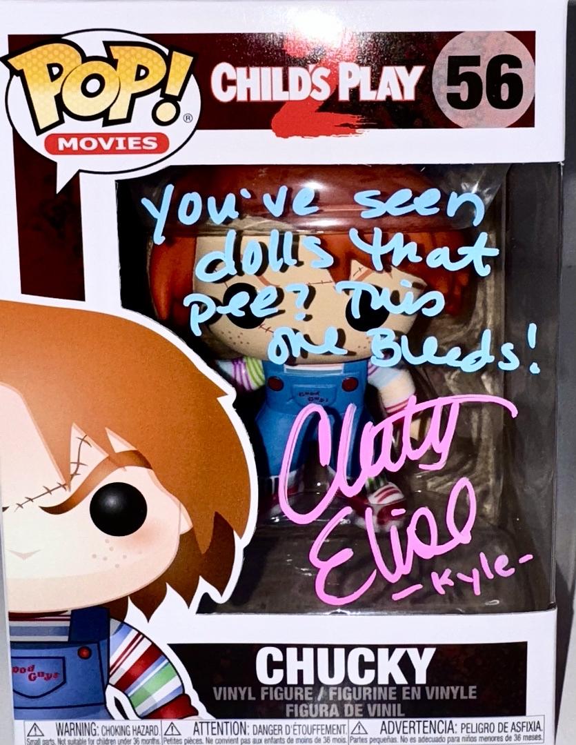 Christine Elise Signed Funko Pop #56 "Chucky" (Childs Play) w/Inscription - OC Celebrity Marketing #02