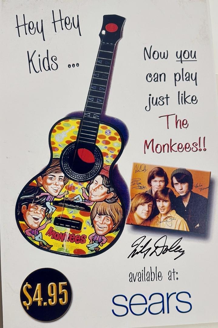 Mickey Dolenz Signed 11x17 Photo (Monkees) Sears Ad - JSA COA