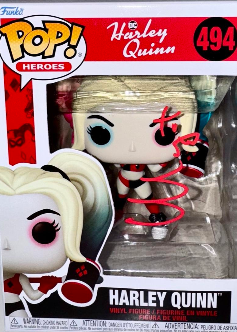 Margot Robbie Signed Funko Pop #494 Harley Quinn (Suicide Squad)  - Beckett COA