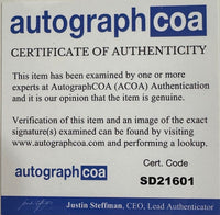 Mark Wahlberg Signed 8x10 Photo ("Marky Mark") - ACOA