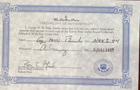 George Bush Autographed Book All the Best Easton Press (Red Binding) - #01