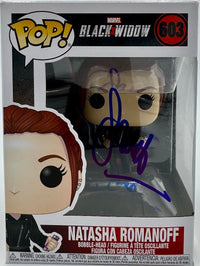 Scarlett Johanssen Signed Funko Pop #603 Natasha Romanoff (Avengers / Black Widow) *VERY RARE*  - Beckett COA w/full letter of authenticity