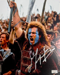 Mel Gibson Signed 8x10 Photo (Braveheart) - Celebrity Authentics #01